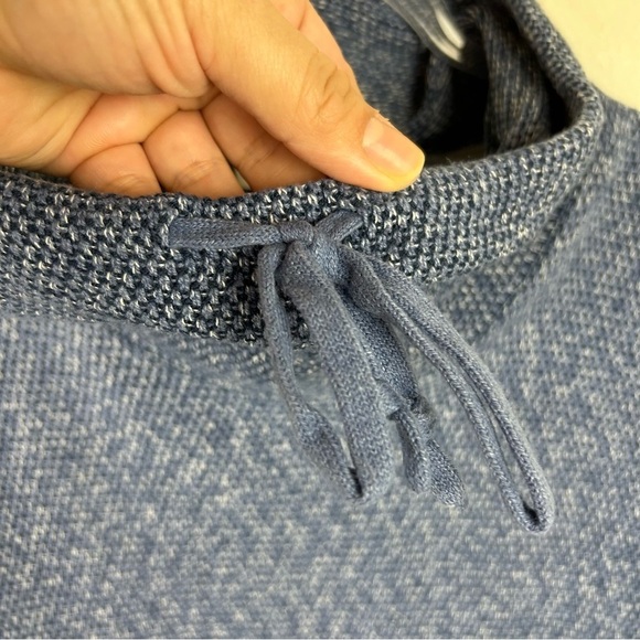 PureJill J. Jill Cotton marled long sleeve cowl neck sweater size: M Petite - Picture 7 of 11